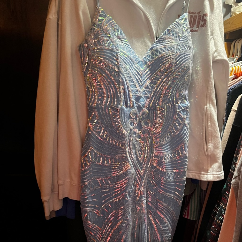 Windsor blue hoco dress